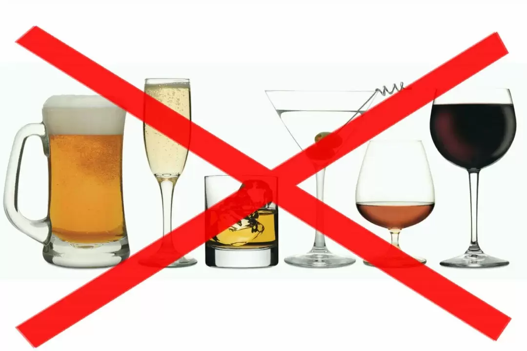 rinunciare all'alcol
